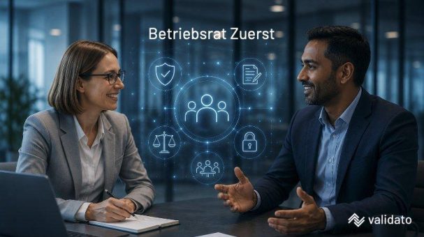 Wie berücksichtigt Validato AG den Betriebsrat bei der Einführung von Screening?