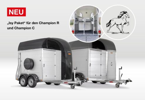 Böckmann bringt maßgeschneiderten Transportkomfort für Isländer und Ponys: Neue Ausstattungspakete „Isy“ und „Pony“ für die Champion-Modellreihe