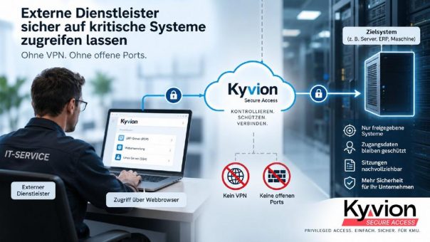 Externe Dienstleister sicher auf kritische Systeme zugreifen lassen – ohne VPN und ohne offene Ports