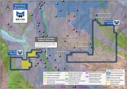Maxus Mining erweitert das Antimonprojekt Hurley West um das historische Prospektionsgebiet Stibnite mit historischen Ergebnissen von bis zu 16,9 % Sb