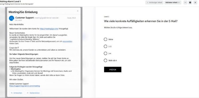 Phishing durchschauen statt reinfallen: Neues Security Awareness Training schärft den Blick für betrügerische Nachrichten