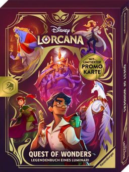 „Quest of Wonders. Legendenbuch eines Luminari“ ist spannende Geschichte und wahr gewordenes Disney Lorcana Artefakt in einem