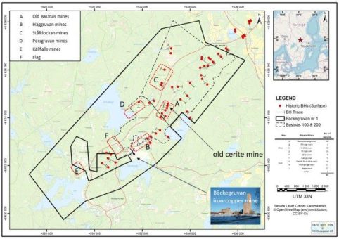 Probenahmen von Medaro Mining auf Projekt Bastnäs in Schweden ergeben bis zu 32,99 % gesamte Seltenerdmetalloxide, 16,5 g/t Gold, 23,7 % Kupfer, 260,1 g/t Galliumoxid, 0,31 % Wolfram und 0,34 % Kobalt