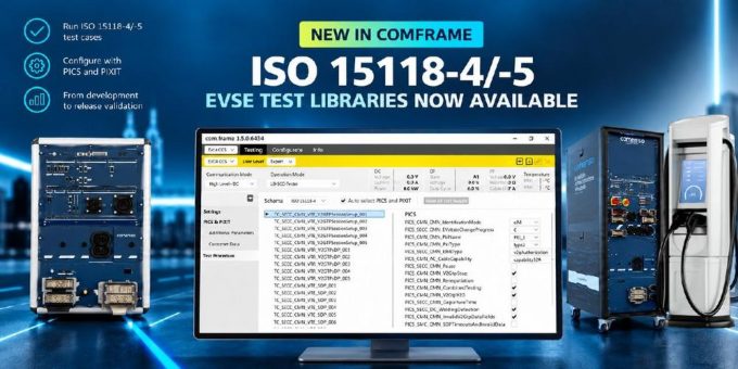 comemso integriert bewährte ISO-15118-Testbibliotheken in comframe