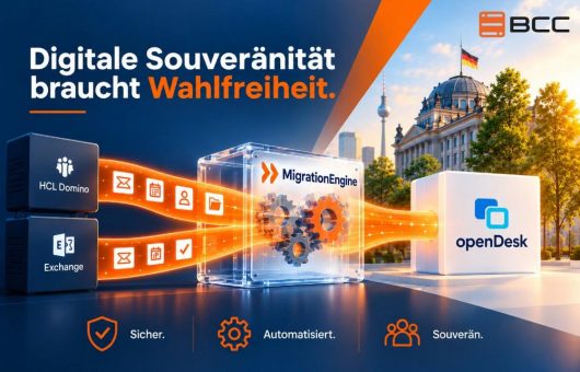 Digitale Souveränität braucht Wahlfreiheit:   BCC schafft direkten Migrationsweg zu openDesk