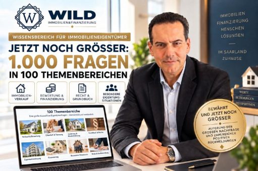 „Viele Eigentümer wollen erst einmal verstehen, bevor sie entscheiden“ – Karl-Heinz Wild baut Immobilien-Wissensbereich auf 1.000 Fragen aus