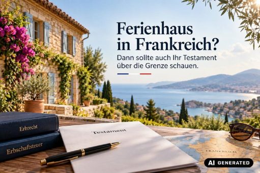Ferienhaus in Frankreich? Dann sollte auch Ihr Testament über die Grenze schauen.