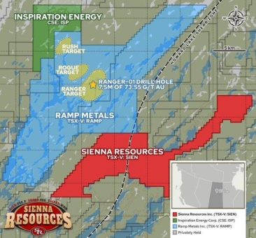 Sienna Resources Inc. beginnt mit den Arbeiten auf dem 31.718 Acre großen, aussichtsreichen Gold-, Silber- und Kupferprojekt Stonesthrow in Saskatchewan