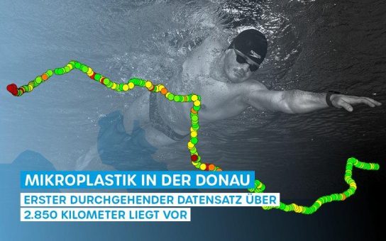 Mikroplastik in der Donau: Erster durchgehender Datensatz über 2.850 Donaukilometer: Mikroplastik in 96 Prozent der Proben
