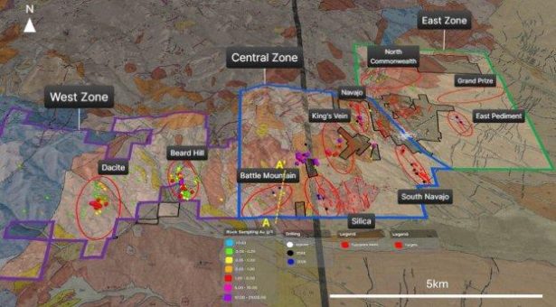 ICG Silver & Gold hebt neue hochgradige Goldzone Battle Mountain in aktualisiertem 3D-Modell des Tuscarora District in Nevada hervor