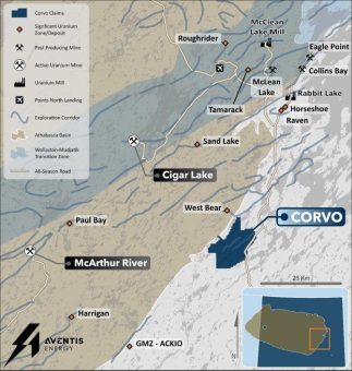 Aventis Energy kündigt Herbstprogramm zur Oberflächenexploration auf dem Uranprojekt Corvo an