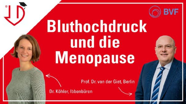 Online-Vortrag am 20. Oktober: Bluthochdruck und die Menopause