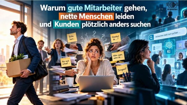 Warum gute Mitarbeiter gehen, nette Menschen leiden und Kunden plötzlich anders suchen
