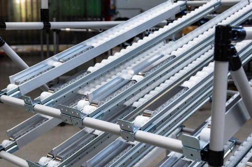 GP-Rollschienen für den gerichteten Materialfluss: Präzise Materialbereitstellung im Lean-System